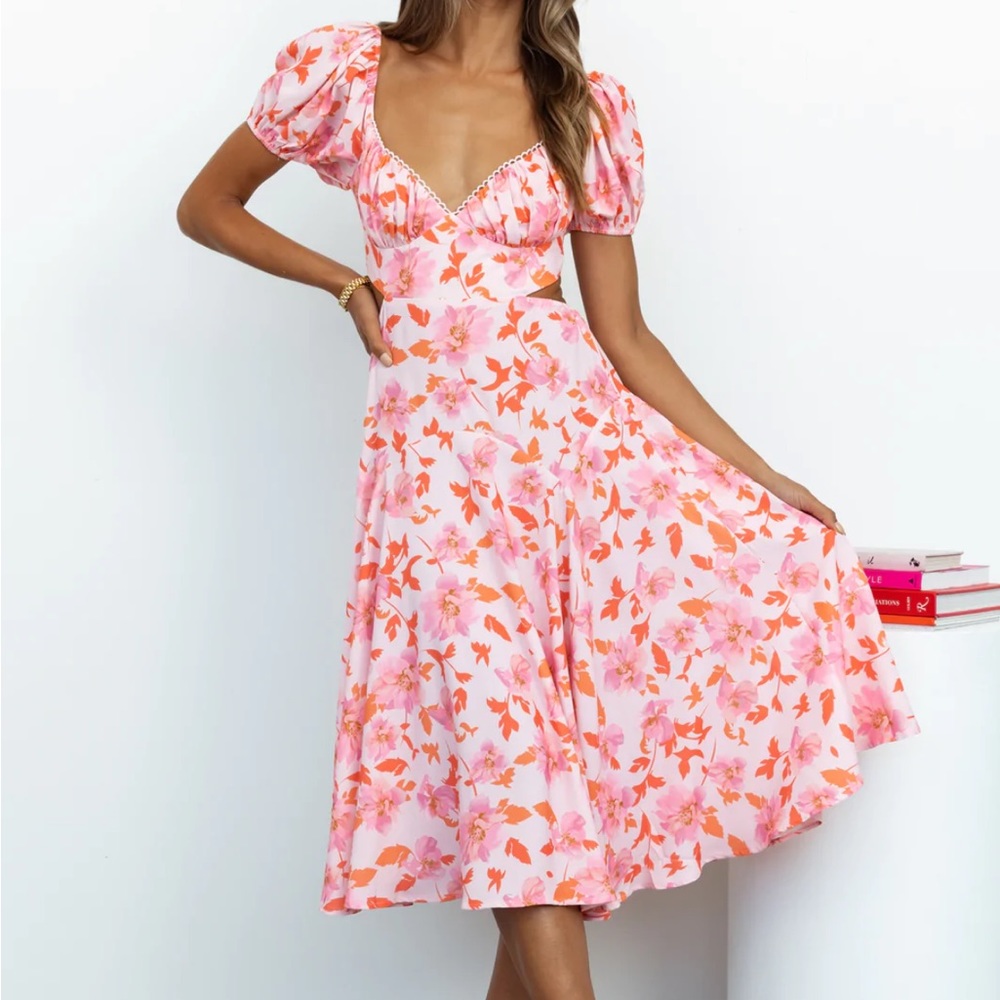 Dish It Out Hello Molly Mini Dress in Pink